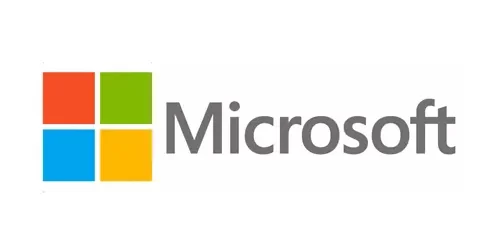 logo Microsoft fond blanc